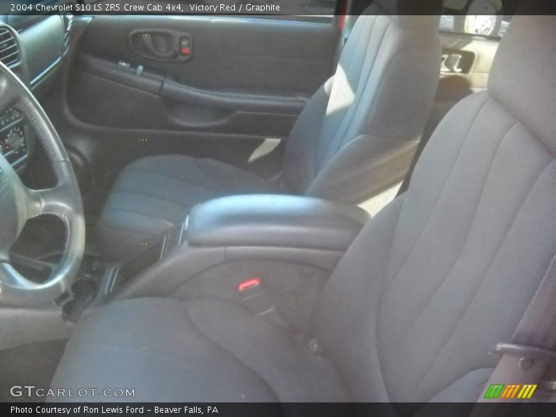 Victory Red / Graphite 2004 Chevrolet S10 LS ZR5 Crew Cab 4x4
