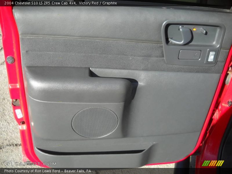 Victory Red / Graphite 2004 Chevrolet S10 LS ZR5 Crew Cab 4x4