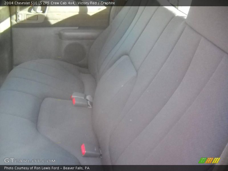 Victory Red / Graphite 2004 Chevrolet S10 LS ZR5 Crew Cab 4x4