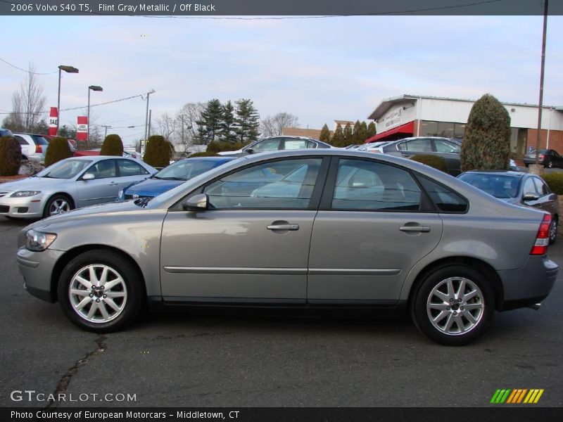 Flint Gray Metallic / Off Black 2006 Volvo S40 T5
