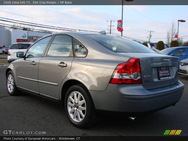 Flint Gray Metallic / Off Black 2006 Volvo S40 T5