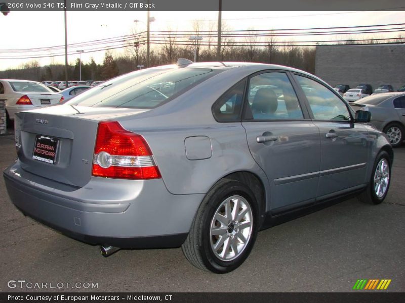 Flint Gray Metallic / Off Black 2006 Volvo S40 T5