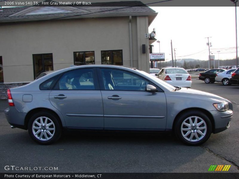 Flint Gray Metallic / Off Black 2006 Volvo S40 T5