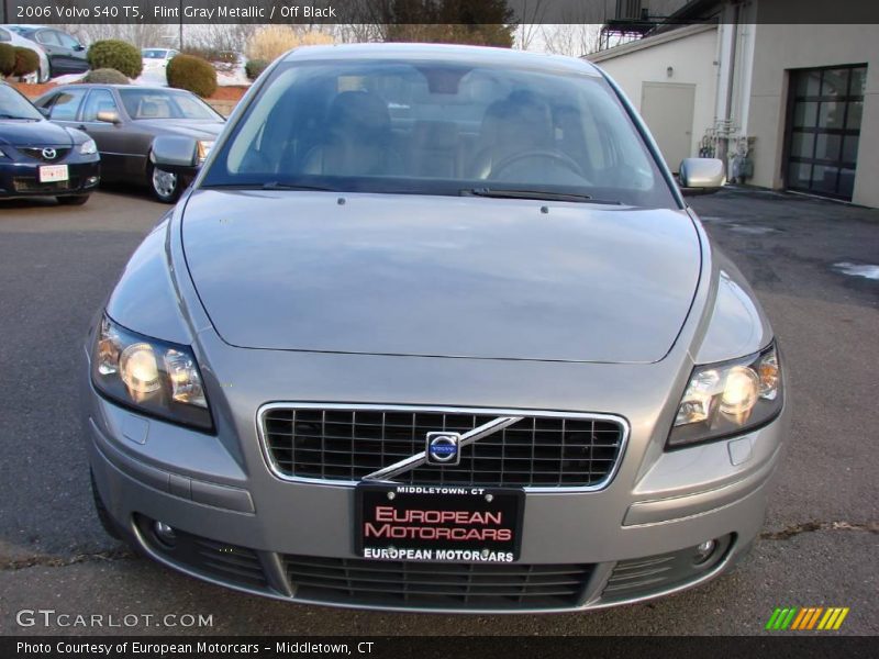 Flint Gray Metallic / Off Black 2006 Volvo S40 T5