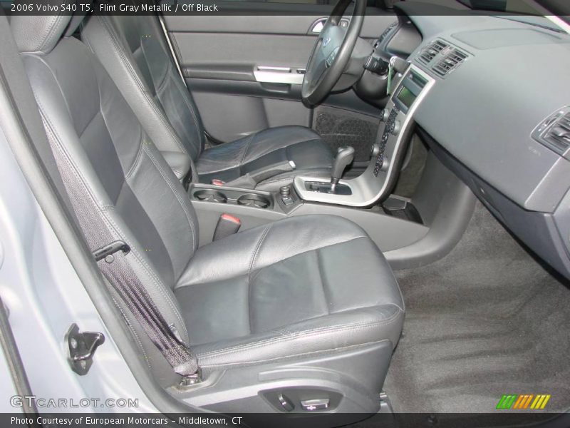 Flint Gray Metallic / Off Black 2006 Volvo S40 T5