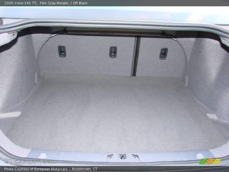 Flint Gray Metallic / Off Black 2006 Volvo S40 T5