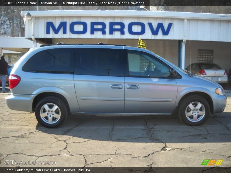 Midnight Blue Pearl / Dark Khaki/Light Graystone 2005 Dodge Grand Caravan SXT