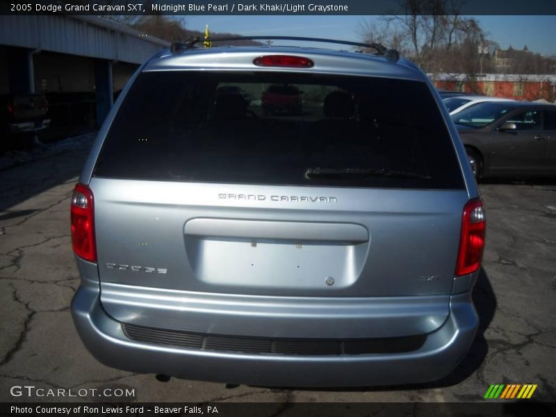 Midnight Blue Pearl / Dark Khaki/Light Graystone 2005 Dodge Grand Caravan SXT