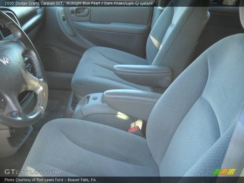 Midnight Blue Pearl / Dark Khaki/Light Graystone 2005 Dodge Grand Caravan SXT