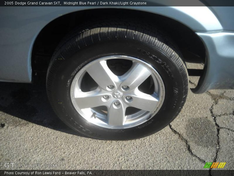 Midnight Blue Pearl / Dark Khaki/Light Graystone 2005 Dodge Grand Caravan SXT
