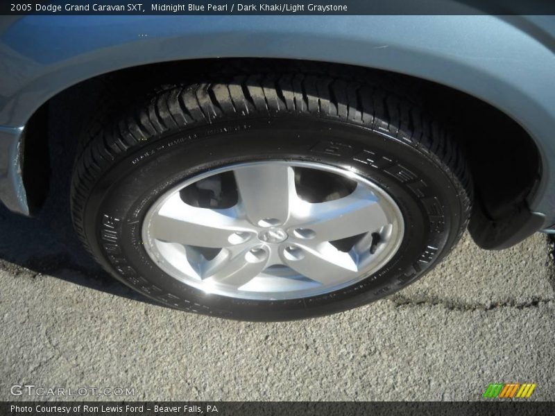 Midnight Blue Pearl / Dark Khaki/Light Graystone 2005 Dodge Grand Caravan SXT