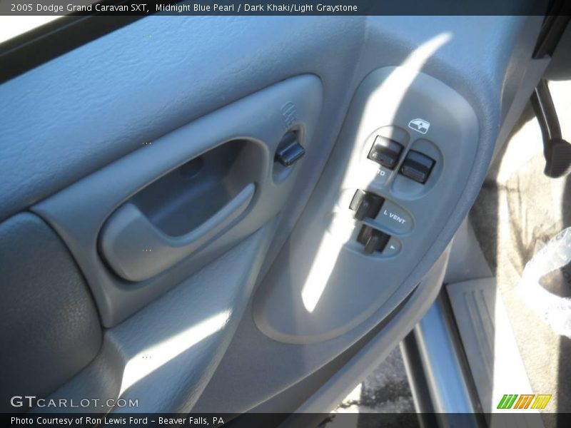 Midnight Blue Pearl / Dark Khaki/Light Graystone 2005 Dodge Grand Caravan SXT