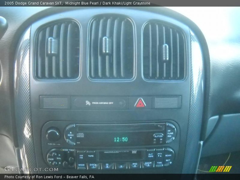 Midnight Blue Pearl / Dark Khaki/Light Graystone 2005 Dodge Grand Caravan SXT