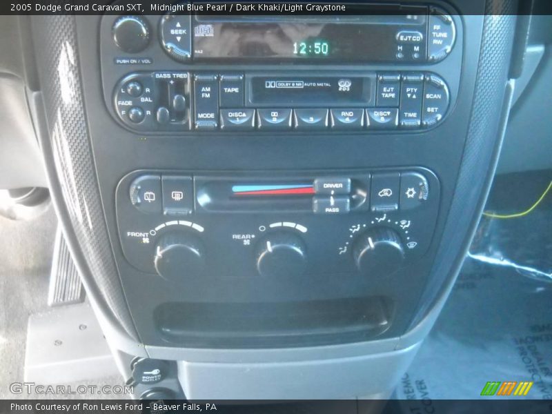 Midnight Blue Pearl / Dark Khaki/Light Graystone 2005 Dodge Grand Caravan SXT