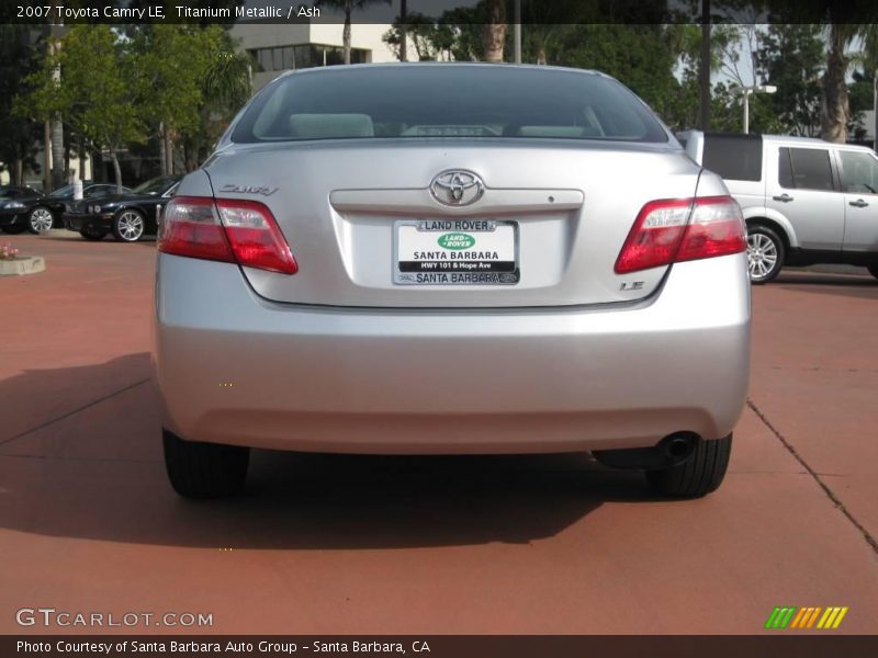 Titanium Metallic / Ash 2007 Toyota Camry LE