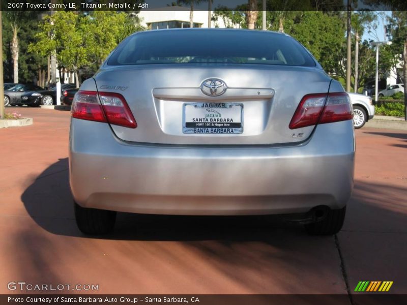 Titanium Metallic / Ash 2007 Toyota Camry LE
