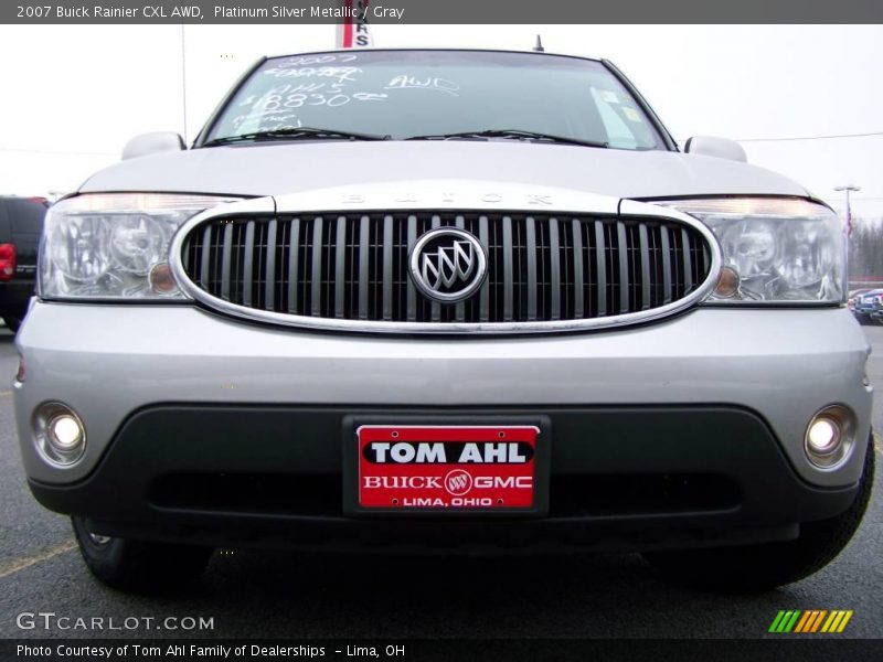 Platinum Silver Metallic / Gray 2007 Buick Rainier CXL AWD