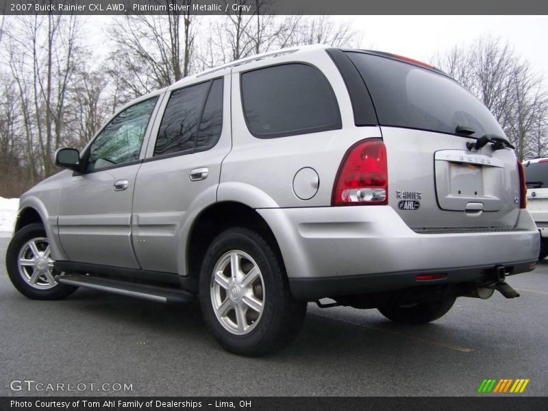 Platinum Silver Metallic / Gray 2007 Buick Rainier CXL AWD