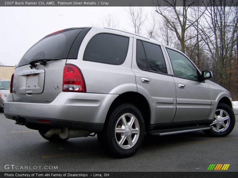 Platinum Silver Metallic / Gray 2007 Buick Rainier CXL AWD