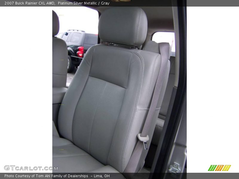 Platinum Silver Metallic / Gray 2007 Buick Rainier CXL AWD