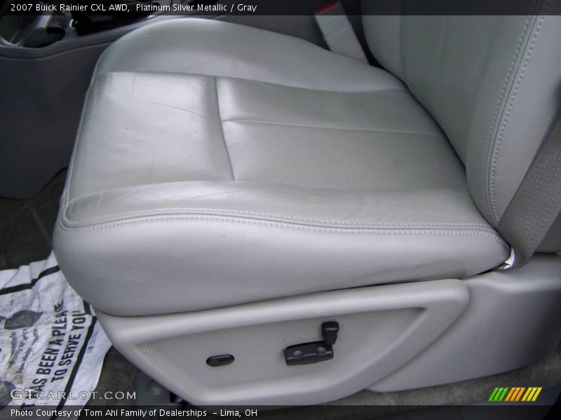 Platinum Silver Metallic / Gray 2007 Buick Rainier CXL AWD