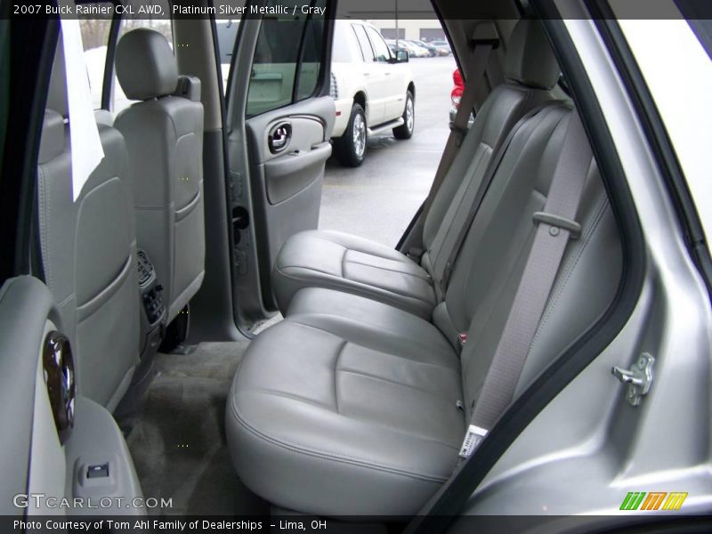 Platinum Silver Metallic / Gray 2007 Buick Rainier CXL AWD