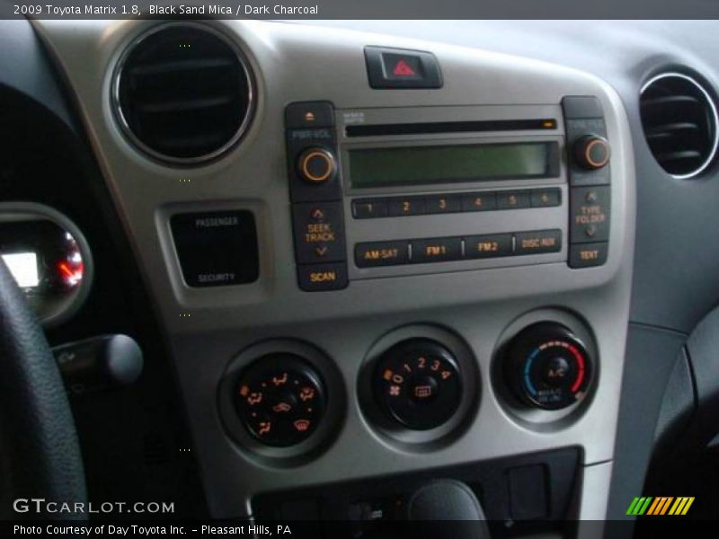 Black Sand Mica / Dark Charcoal 2009 Toyota Matrix 1.8