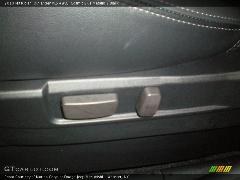 Cosmic Blue Metallic / Black 2010 Mitsubishi Outlander XLS 4WD