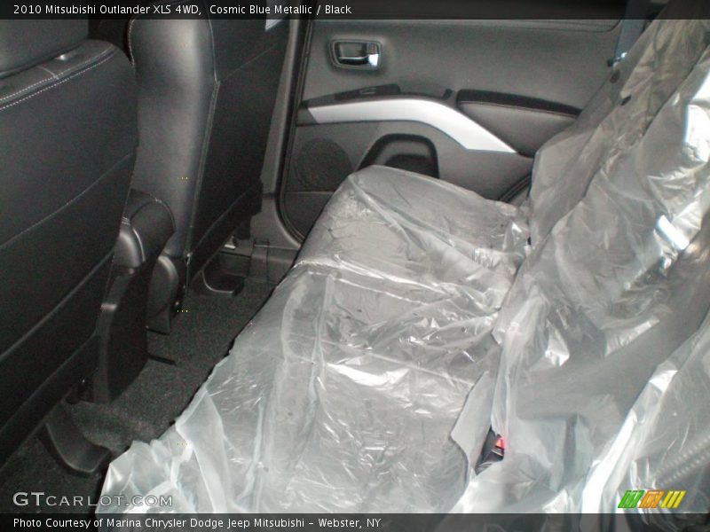 Cosmic Blue Metallic / Black 2010 Mitsubishi Outlander XLS 4WD