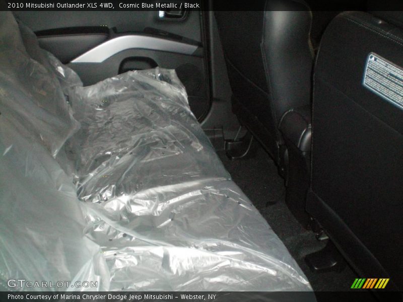 Cosmic Blue Metallic / Black 2010 Mitsubishi Outlander XLS 4WD