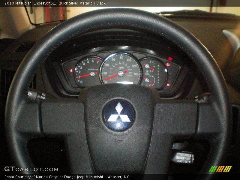 Quick Silver Metallic / Black 2010 Mitsubishi Endeavor SE