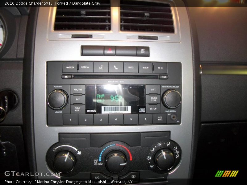 TorRed / Dark Slate Gray 2010 Dodge Charger SXT