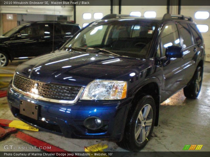 Maizen Blue Pearl / Black 2010 Mitsubishi Endeavor SE