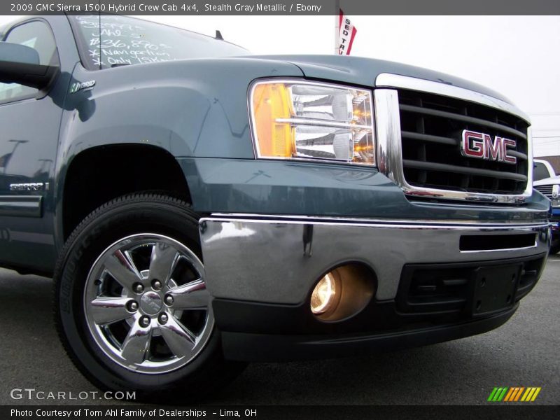 Stealth Gray Metallic / Ebony 2009 GMC Sierra 1500 Hybrid Crew Cab 4x4