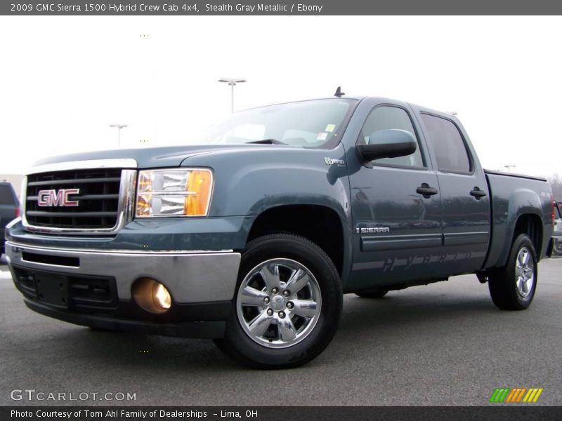 Stealth Gray Metallic / Ebony 2009 GMC Sierra 1500 Hybrid Crew Cab 4x4