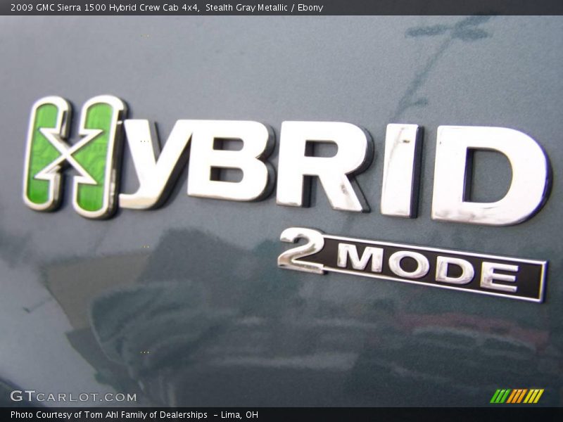 Stealth Gray Metallic / Ebony 2009 GMC Sierra 1500 Hybrid Crew Cab 4x4