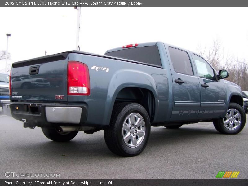 Stealth Gray Metallic / Ebony 2009 GMC Sierra 1500 Hybrid Crew Cab 4x4