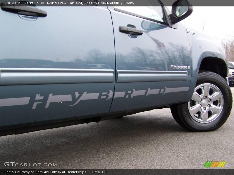 Stealth Gray Metallic / Ebony 2009 GMC Sierra 1500 Hybrid Crew Cab 4x4