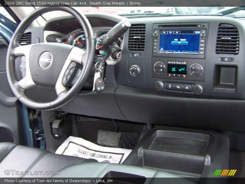 Stealth Gray Metallic / Ebony 2009 GMC Sierra 1500 Hybrid Crew Cab 4x4