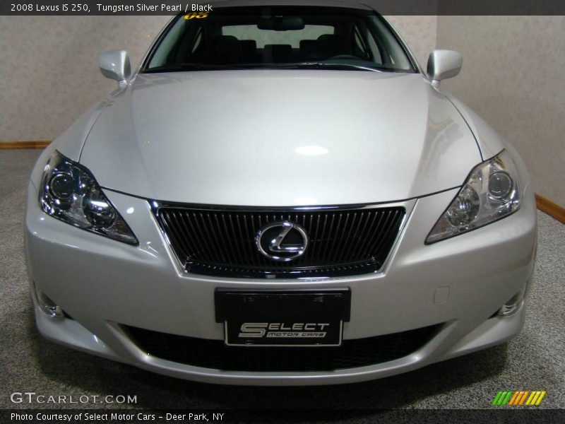 Tungsten Silver Pearl / Black 2008 Lexus IS 250