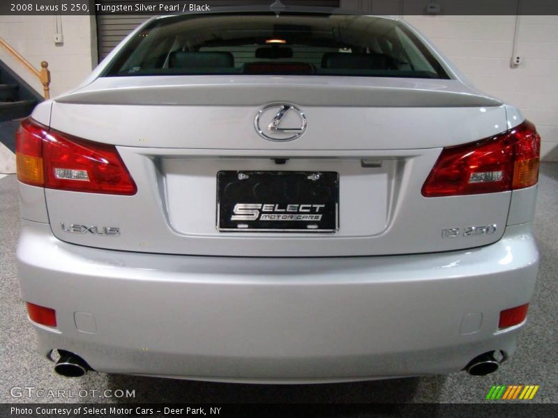 Tungsten Silver Pearl / Black 2008 Lexus IS 250