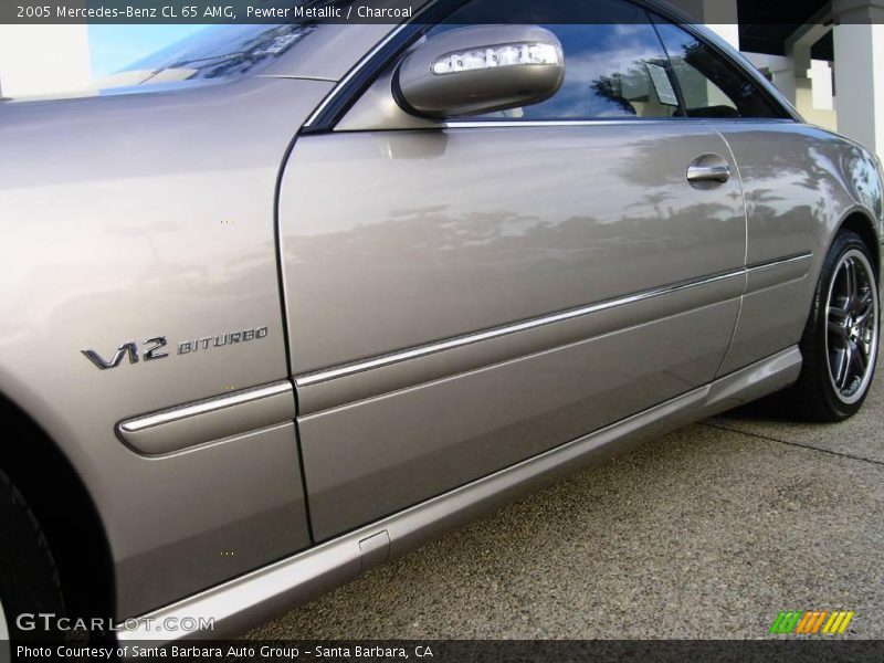 Pewter Metallic / Charcoal 2005 Mercedes-Benz CL 65 AMG