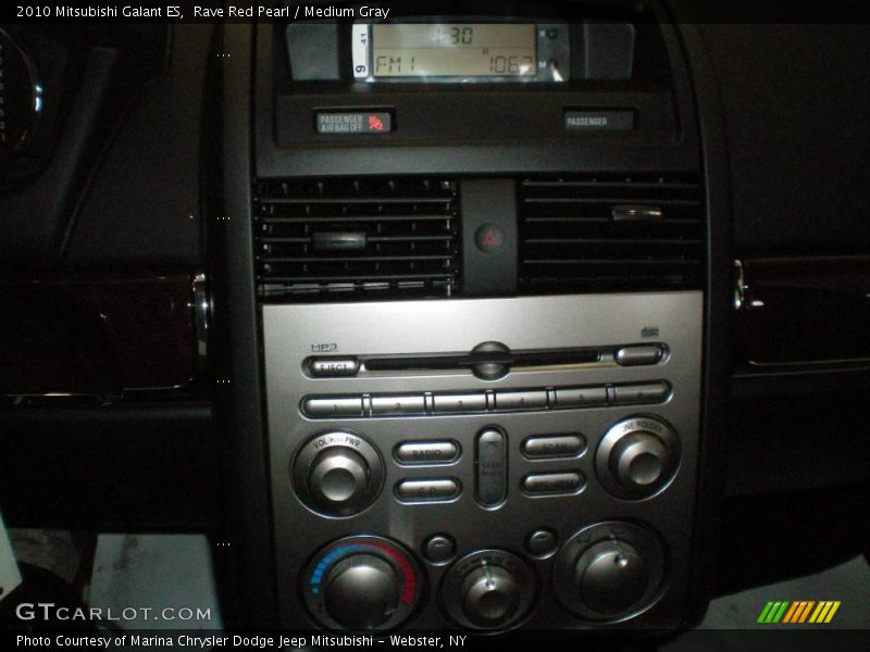 Rave Red Pearl / Medium Gray 2010 Mitsubishi Galant ES