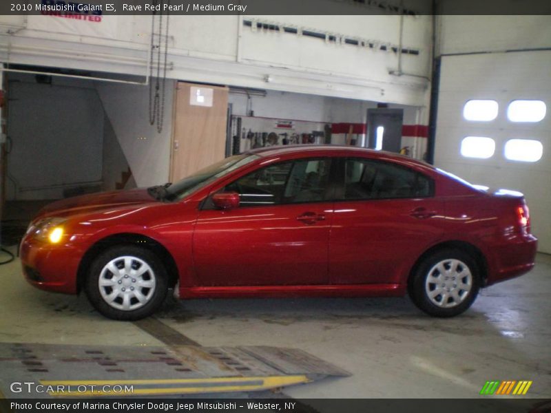 Rave Red Pearl / Medium Gray 2010 Mitsubishi Galant ES