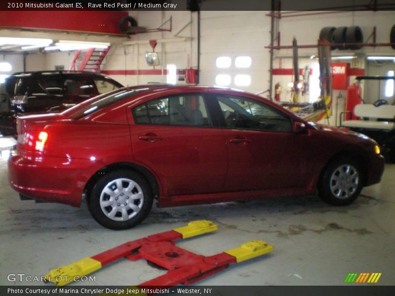 Rave Red Pearl / Medium Gray 2010 Mitsubishi Galant ES