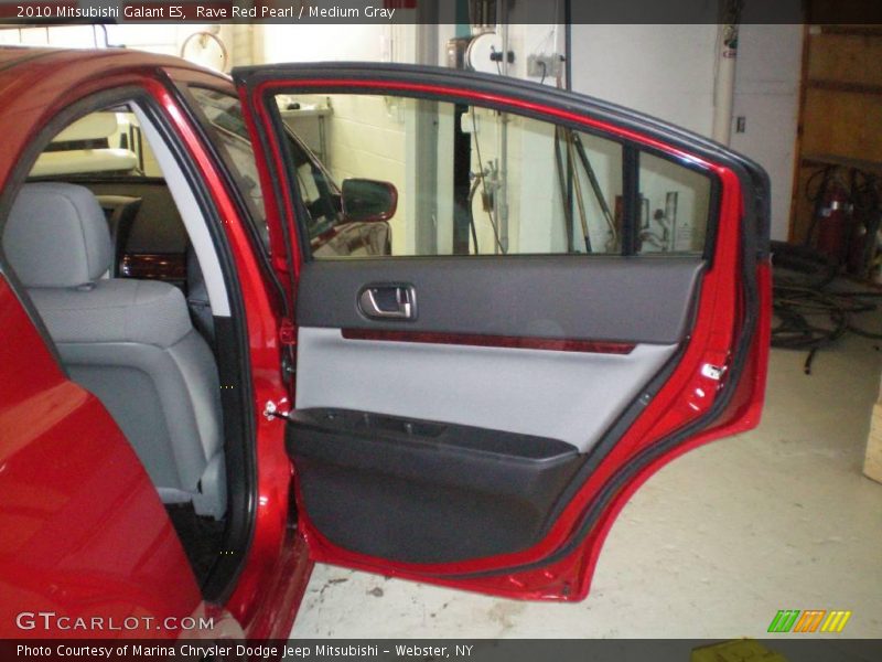 Rave Red Pearl / Medium Gray 2010 Mitsubishi Galant ES