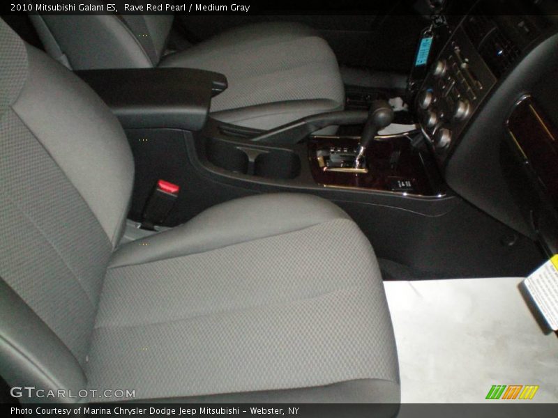 Rave Red Pearl / Medium Gray 2010 Mitsubishi Galant ES