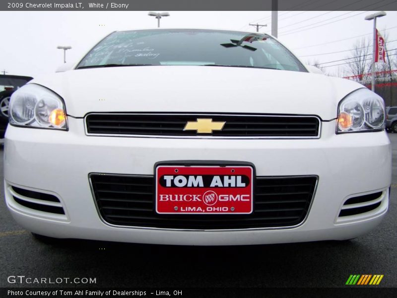White / Ebony 2009 Chevrolet Impala LT