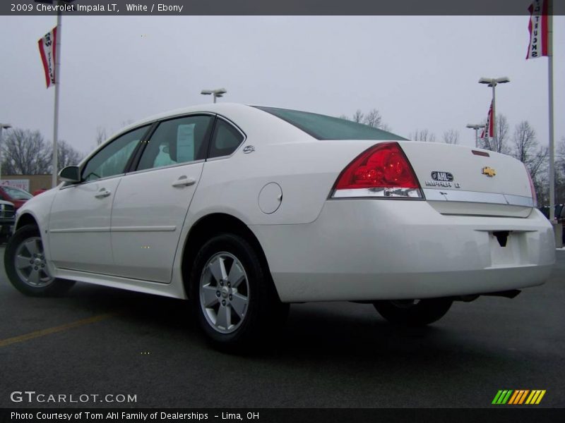 White / Ebony 2009 Chevrolet Impala LT