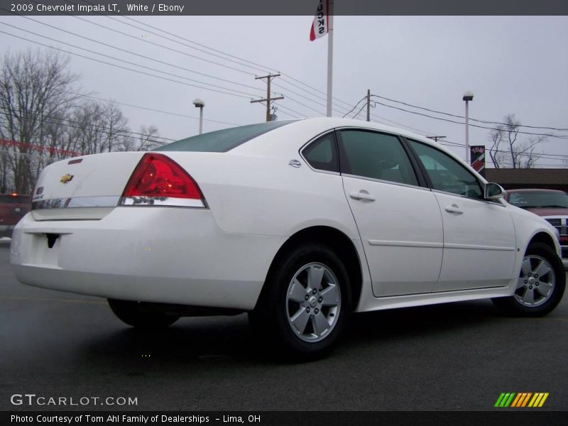 White / Ebony 2009 Chevrolet Impala LT